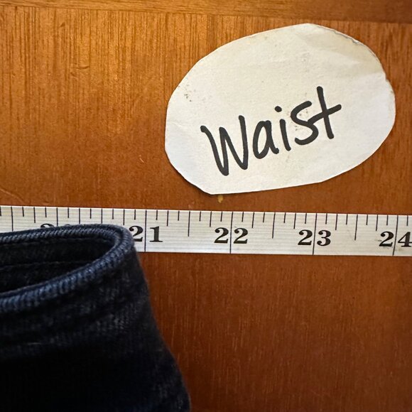 J. Crew Mercantile Black Denim Button-Front A-Line Skirt Size 20 - Picture 3 of 7